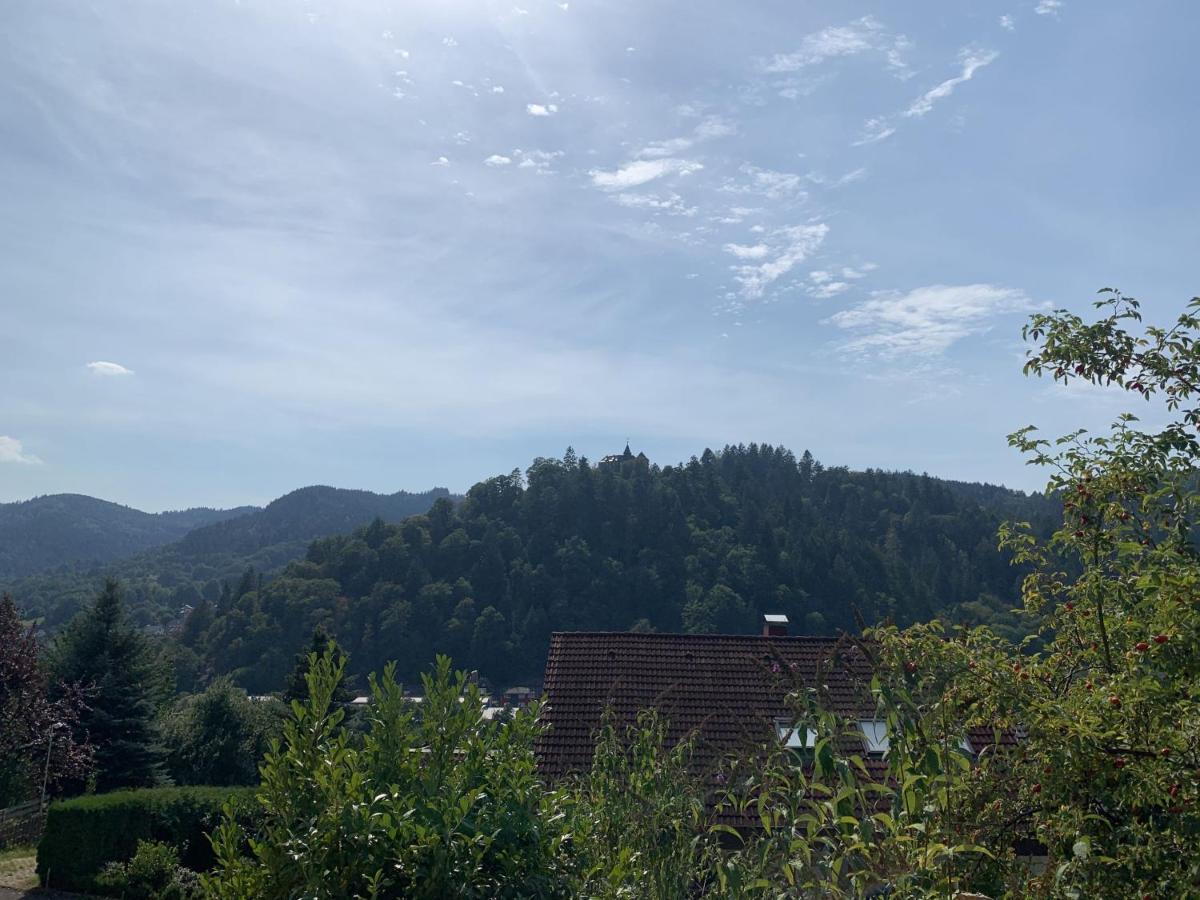 Schlossblickwohnung Schiel Gernsbach Esterno foto