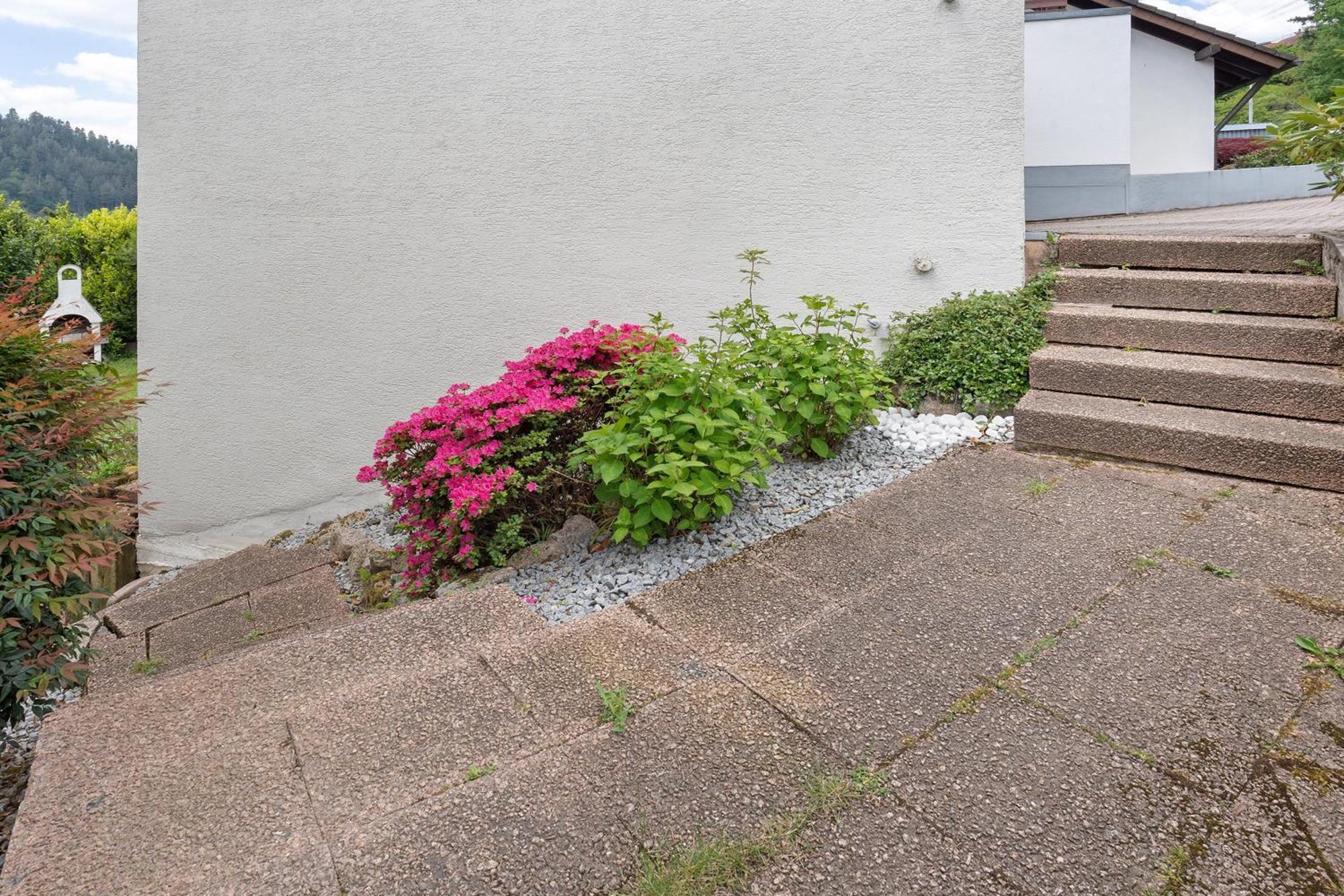 Schlossblickwohnung Schiel Gernsbach Esterno foto
