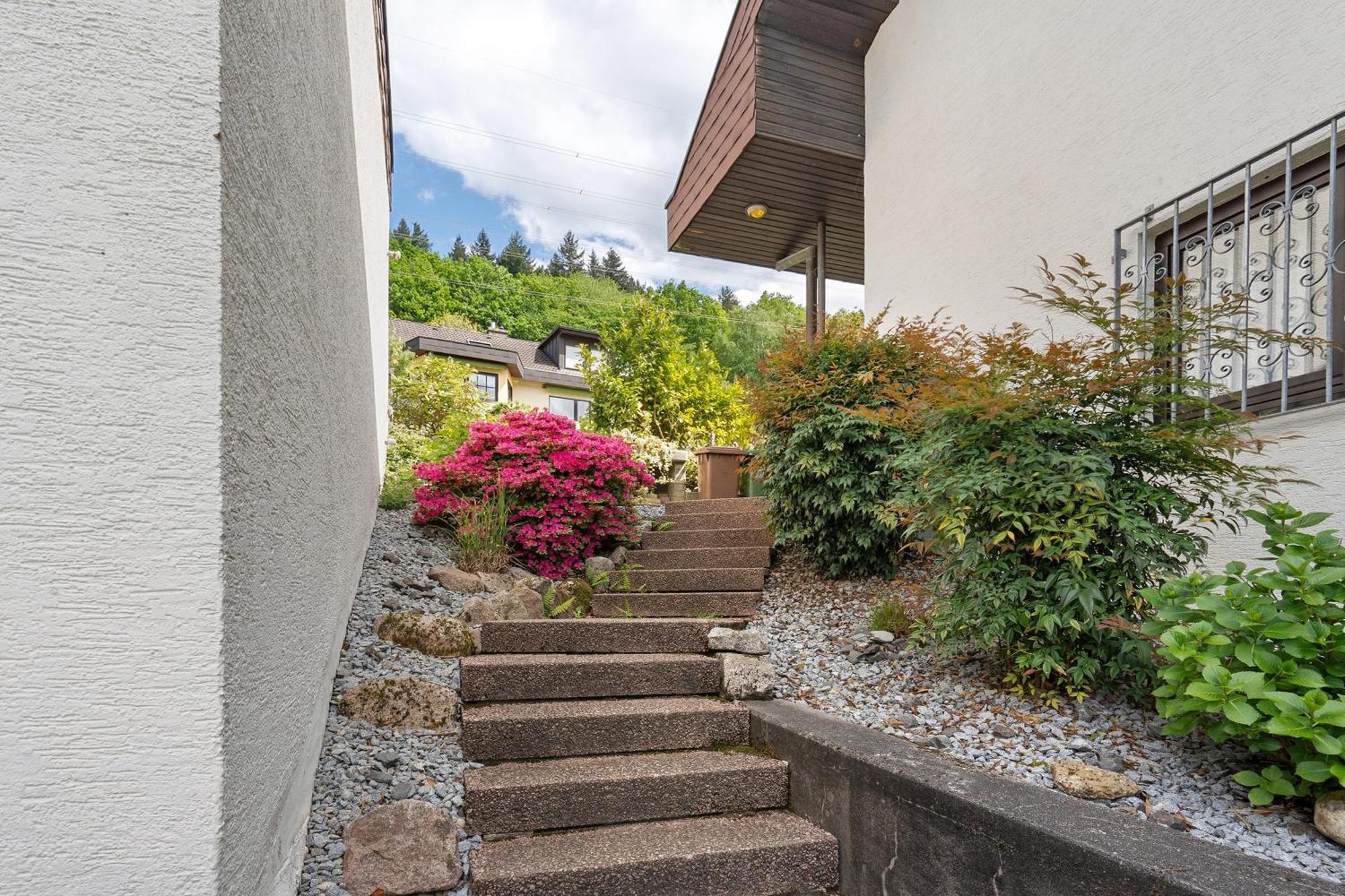 Schlossblickwohnung Schiel Gernsbach Esterno foto