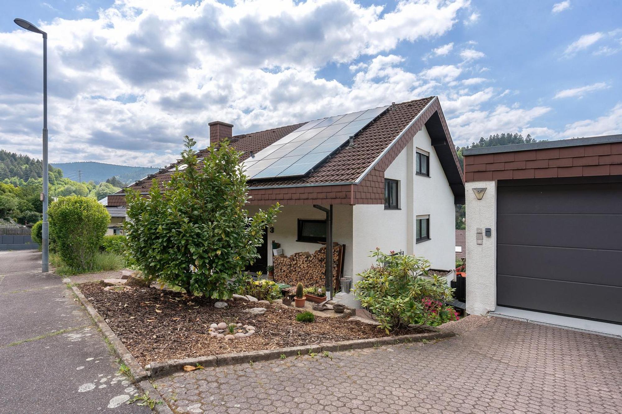 Schlossblickwohnung Schiel Gernsbach Esterno foto